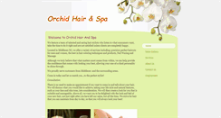Desktop Screenshot of orchidhairandspa.com